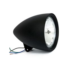 Smoothie 4-1/2" headlamp without visor. Black