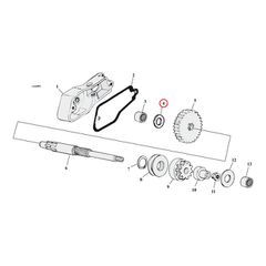 Thrust washer, starter shaft housing-thumb-1