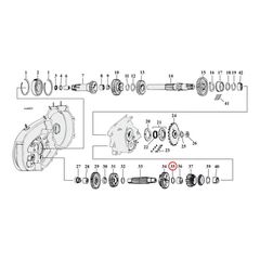 THRUST WASHER 1ST GEAR C-SHAFT .075 INCH