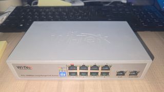 Wi-Tek WI-PS210 Uplink 250m Long Range PoE Switch with 8Port PoE