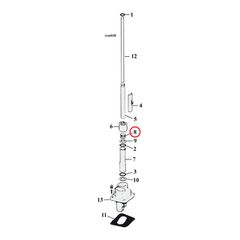 Spring, pushrod cover / keeper-thumb-2