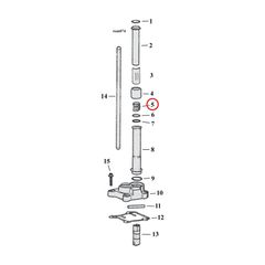 Spring, pushrod cover / keeper-thumb-1