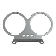 Mounting bracket, speedo & tachometer. Chrome-thumb-1