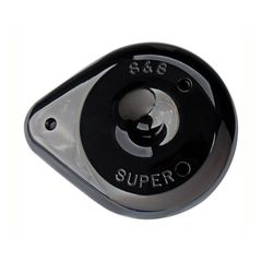 S, Super E/G air cleaner cover. Black