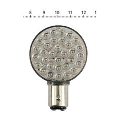 'Lollipop' flat LED taillight & turn signal bulb. Amber