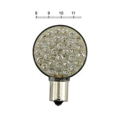 'Lollipop' flat LED turn signal bulb. Amber