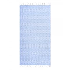Ble Unisex Πετσετα Pestemal Μπλε Χρωμα 90x180