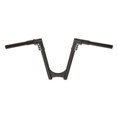 Arlen Ness, 1-1/4" modular drag bar. Black, 8" rise