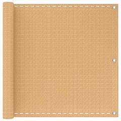 vidaXL Οθόνη Μπαλκονιού Ορθογώνιος 120 x 800 cm HDPE και Αλουμίνιο
