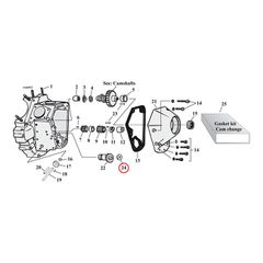 S, steel breather valve spacer .110"