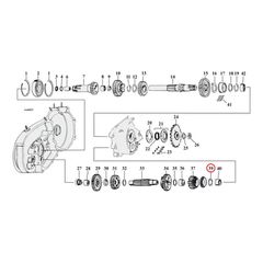 THRUST WASHER C-SHAFT 1ST GEAR .060 INCH