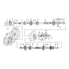 JIMS, BEARING RACE MAINSHAFT. STD