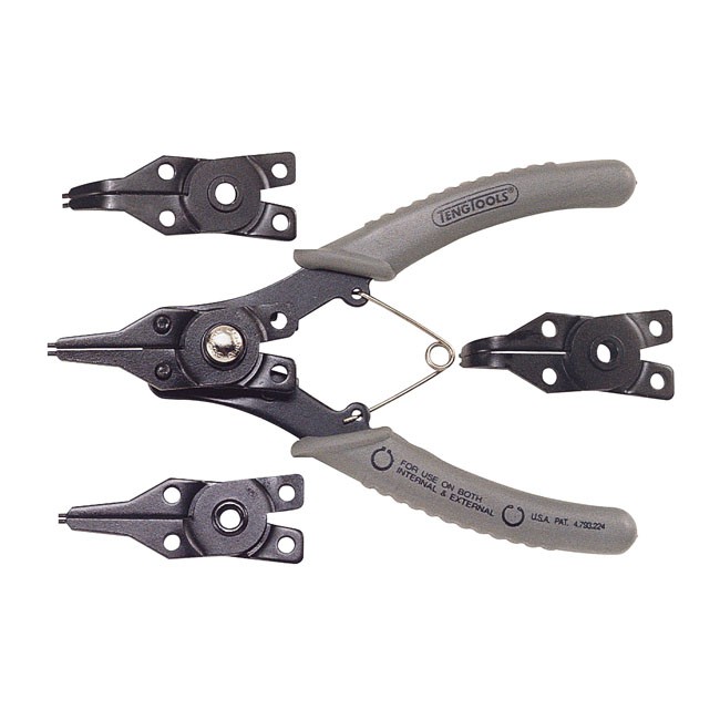 Ασφαλειοτσίμπιδο Σετ Teng Tools, circlip plier set