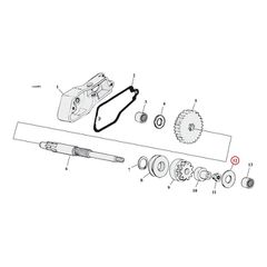 Thrust washer, starter shaft-thumb-2