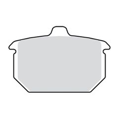 TRW, brake pads rear. Organic