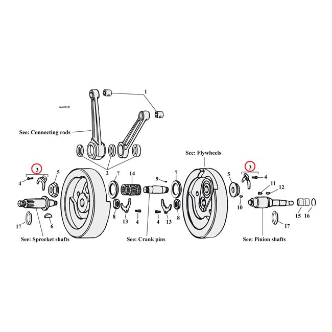 LOCK KIT, CRANK PIN