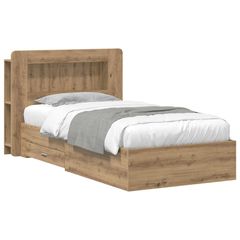 Σκελετός κρεβατιού με αποθήκευση Artisan Δρυς 90 x 190 cm 3433814