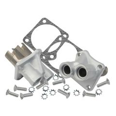 S, Knucklehead tappet block set. Silver