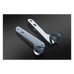 Kuryakyn, front fork custom tie-down brackets. Chrome