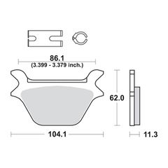 SBS, brake pads. Street Excel Sinter-thumb-1