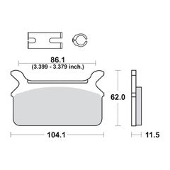 SBS, brake pads. Street Excel Sinter-thumb-1