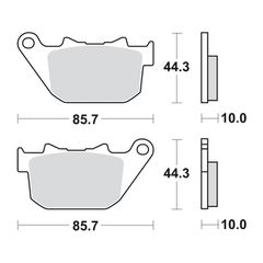 SBS, brake pads. Street Excel Sinter-thumb-1