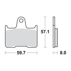 SBS, brake pads. Street Excel Sinter-thumb-1
