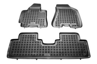 Λαστιχένια πατάκια HYUNDAI Tucson I / KIA Sportage II (2004-2010) - τύπου σκαφάκι - 3τμχ., Rezaw Plast