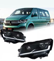 ΦΑΝΑΡΙΑ ΕΜΠΡΟΣ LED Headlights Volkswagen Caravelle Multivan T6.1 LED Daytime Running Lights, Turn Signals 19/21
