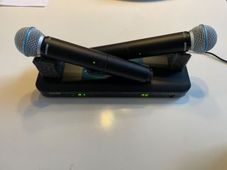 Shure original BLX88 Dual Microphone System Greek legal Frequency K14 2 x BLX2 Beta58a or Bodypack