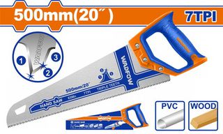 Wadfow WHW8G20 Πριόνι Ξύλου & PVC 50cm