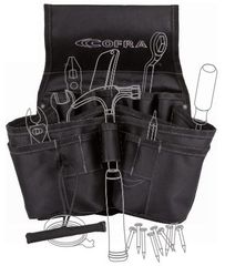 Θήκη εργαλείων μέσης Cofra Kahn black