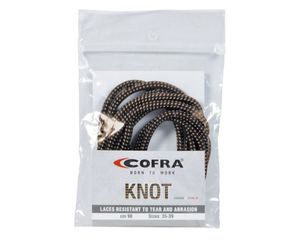 Κορδόνια παπουτσιών Cofra black-brown 130εκ.