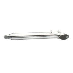 Paughco, FLT Turn Out muffler 31" long. Left. Chrome