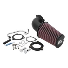 K, AirCharger performance air cleaner kit. Black