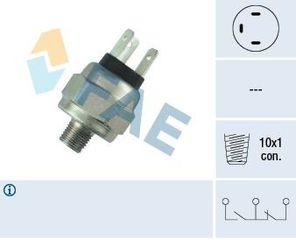 Διακόπτης των φώτων φρένων 10X1.0 VAG T2 / T3 / BEETLE 113945515G, 113945515D