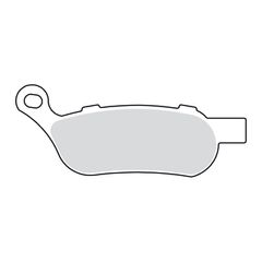 EBC, brake pads. V-Pad semi sintered copper