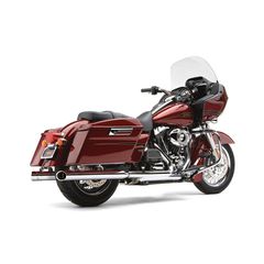 Cobra, 3" slip-on mufflers. Chrome-thumb-1