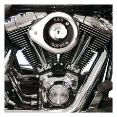 S, teardrop air cleaner assembly. Chrome-thumb-1