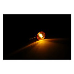 MINI BULLET TURN SIGNALS, CHROME PLAIN-thumb-1