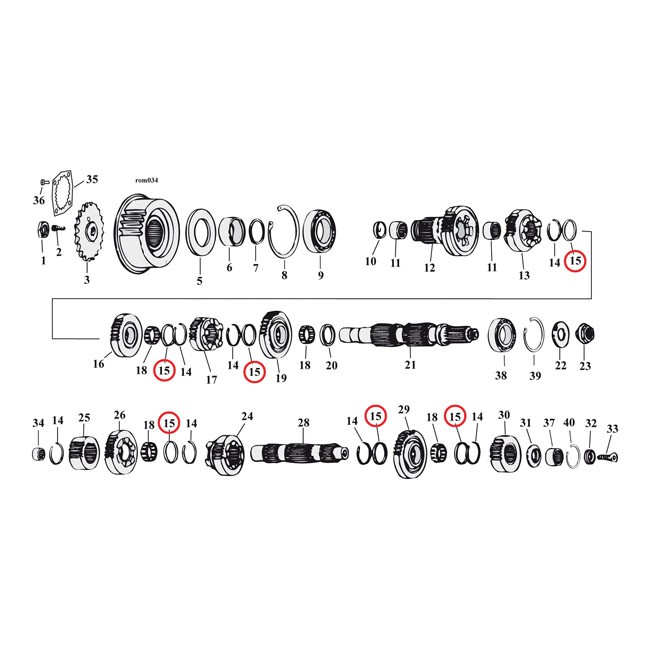 JIMS, thrust washer, transmission