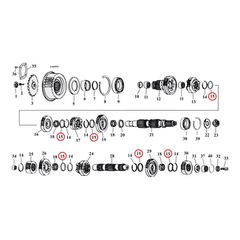 JIMS, thrust washer, transmission