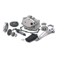 Kickstart kit, 4-speed. Polished