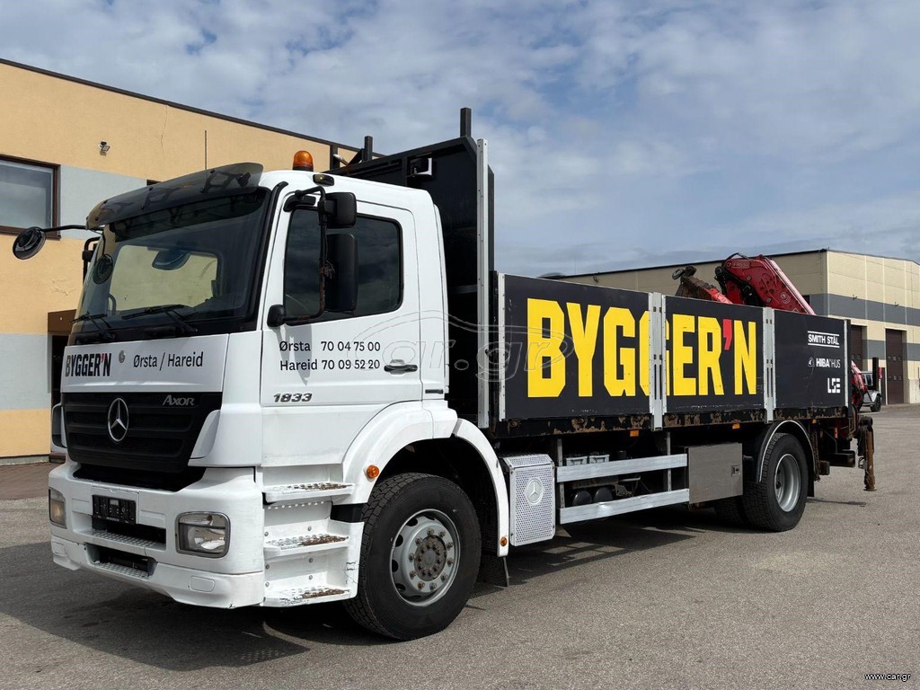 Γερανοί - Φορτηγά Με Γερανό Mercedes-Benz 2007 1833 AXOR / FASSI F155A.25