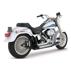 Vance & Hines, 2-1/2" Shortshots staggered exh. Chrome