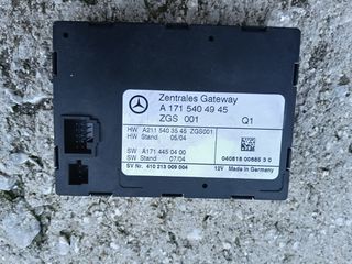 Κεντρική Μονάδα Ελέγχου Δικτύου (Central Gateway Module / ZGW) MERCEDES BENZ SLK 04-11 W211 02-09-thumb-1