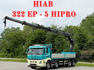 Γερανοί - Φορτηγά Με Γερανό Volvo 2018 FMX 410 * HIAB 322 EP - 5 HIPRO + ΤΗΛΕΧΕΙΡΙΣΤΗΡΙΟ