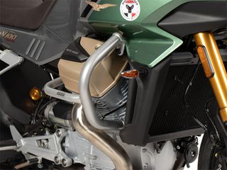 Hepco Becker/ Προστατευτικές μπάρες κινητήρα Moto Guzzi V100 Mandello / S (2022-) silver (501557 00 09)