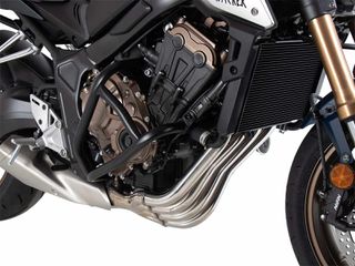 Hepco Becker/ Προστατευτικές μπάρες κινητήρα τύπου "Solid" Honda CB 650 R (2021-2023) black (5089529 00 01)
