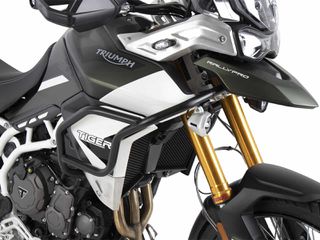 Hepco Becker/ Προστατευτικές μπάρες ρεζερβουάρ Triumph Tiger 900 / Rally / GT / Pro (2020-2023) black (5027605 00 01)